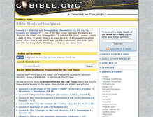 Tablet Screenshot of gobible.org