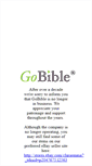 Mobile Screenshot of gobible.com
